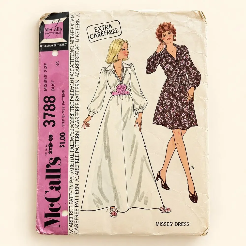 McCalls Vintage Patterns Dresses Pants Blouse Tops Lot of 9